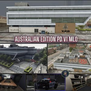 FiveM Australian Edition PD MLO | FiveM Ready MLO | FiveM Police Dept ML0