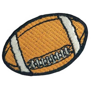 American Football Playing Iron On Patch Embroidered Sew On Applique Sports Badge