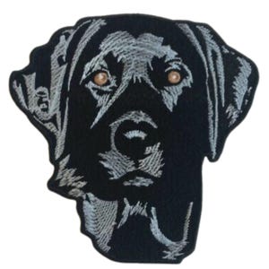 Labrador Dog Iron On patch Embroidered Sew on Applique Badge