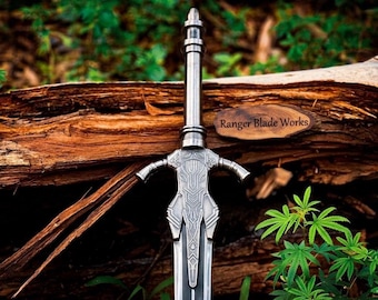 Épée viking faite main en acier au carbone, lame de collection d'inspiration nordique