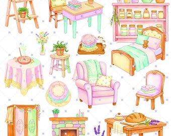 Boho Spring Clipart Watercolor Spring PNG, Boho Vibes, Floral Spring Boho Girl PNG, Spring Clipart, Watercolor Boho Cottage Core PNG