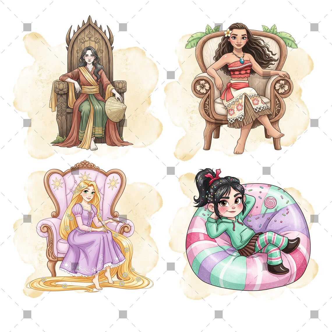Princess Sitting All Princess Sitting on Throne Chair Cliparts, Sitting Princess, 30 ...