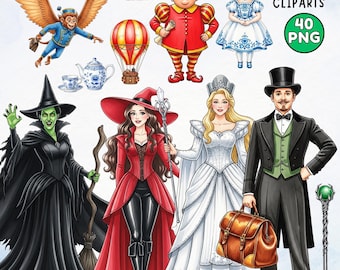 Oz-inspirerade häxor Clipart, Glinda, Trollkarlen från Oz, Elmerald City, Trollkarlen från Oz Clipart, Oz-inspirerade fantasihäxor, Flygande apa PNG