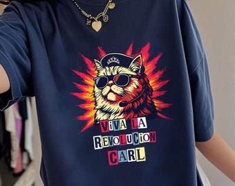 Viva La Revolucion Carl Comfort Colors Shirt, Dungeon Crawler Carl Sweatshirt, Princess Donut Mongo Graphic Tee, Litrpg Book Lover Gift