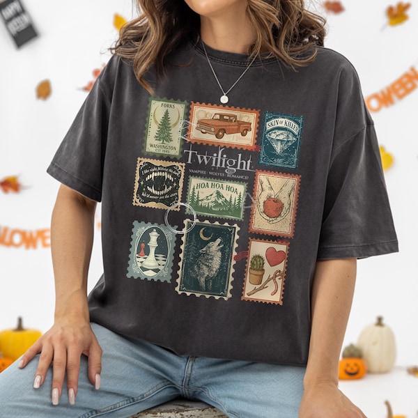 Comfort Colors® Twilight Inspired City Of Forks Shirt,Hoa Hoa Hoa Season Shirt,Forks Washington Tee,Book Lover Gift,Twilight Book Lover Gift