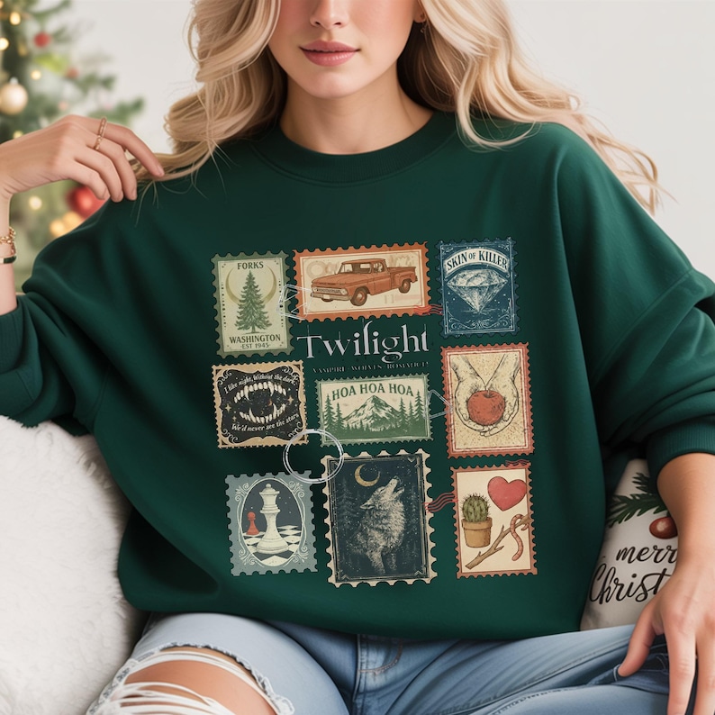 Comfort Colors® Twilight Inspired City Of Forks Shirt,Hoa Hoa Hoa Season Shirt,Forks Washington Tee,Book Lover Gift,Twilight Book Lover Gift image 9
