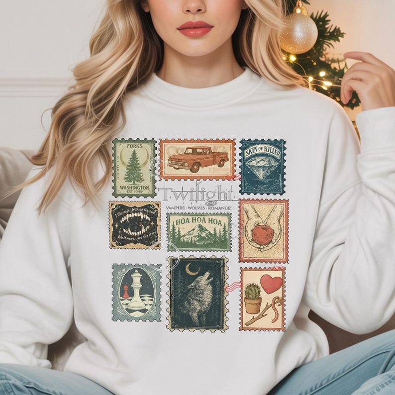 Comfort Colors® Twilight Inspired City Of Forks Shirt,Hoa Hoa Hoa Season Shirt,Forks Washington Tee,Book Lover Gift,Twilight Book Lover Gift image 8