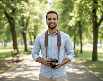 Leather Camera Strap Pattern | Instant Download PDF | Adjustable Handmade Strap Tutorial | DIY Sewing Project for Photographers