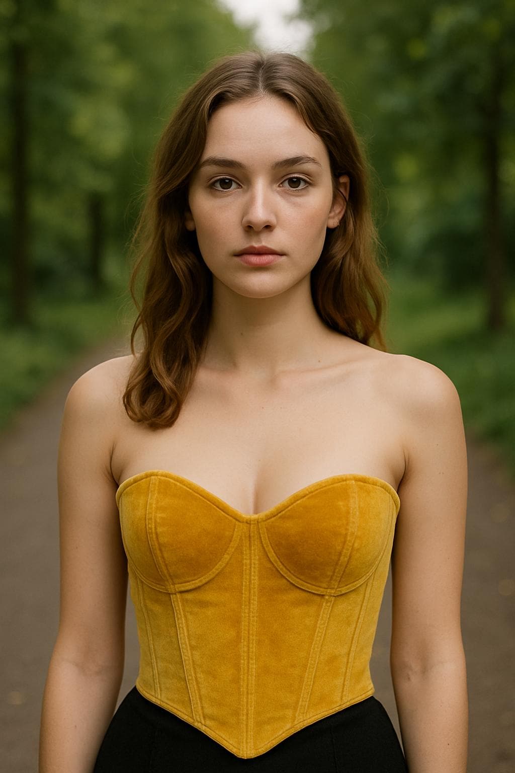 Yellow Corset - Etsy