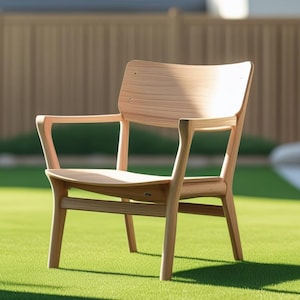 DIY Modern Chair Building Guide: Minimalist Woodworking Plan (PDF Download)