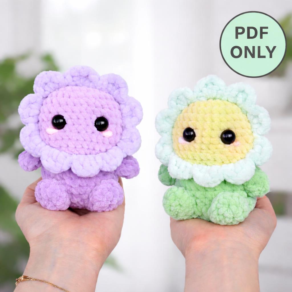 No Sew Flower Guy Amigurumi Pattern