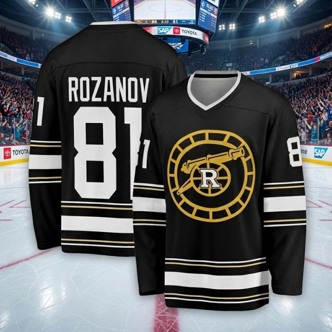 Ilya Rozanov 81 - Boston Hockey Jersey, Hudson Willians Connor