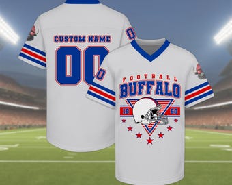 Camiseta de fútbol americano de Buffalo, camiseta de fútbol americano de mascota, camiseta de Detroit para niños pequeños, camiseta del día del juego, camiseta de la temporada de fútbol, camiseta del día del juego de Detroit