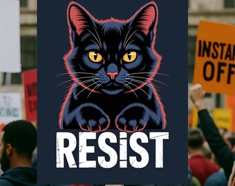 No Kings In America Protest Sign: Political Activist Art (Digital Download)
