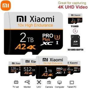 Carte Micro SD haute vitesse Xiaomi Mijia – 1 To/2 To | Carte V30 U3 TF pour caméra et surveillance
