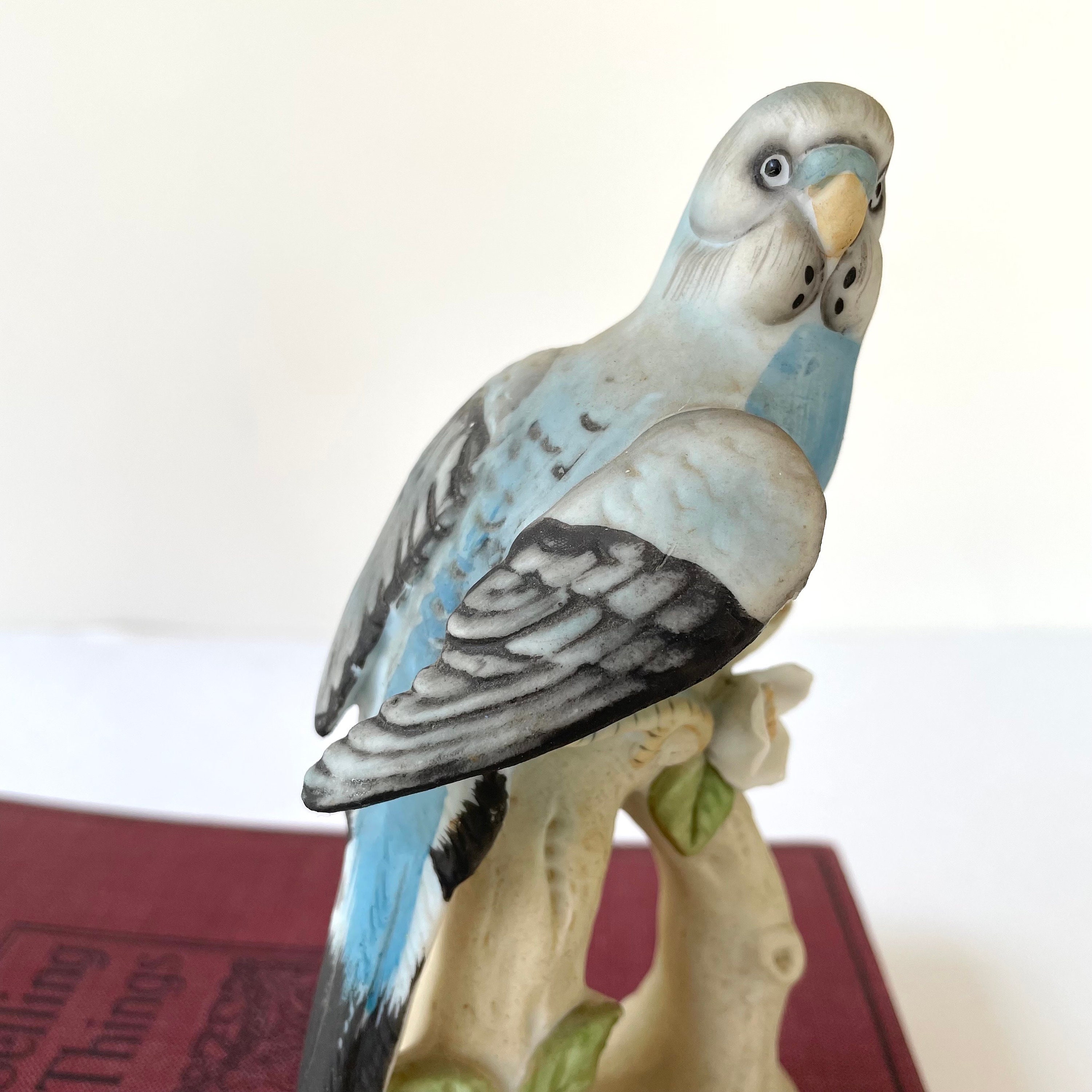 Vintage Blue Parakeet Bird Ceramic Figurine, 1950s 1960s - Etsy 日本