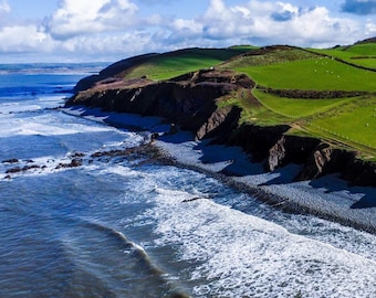 Abbotsham Cliffs, North Devon - A4 Print