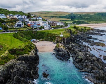 Barricane Beach, North Devon - A4 Print