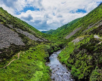 Heddon Valley, North Devon - A4 Print