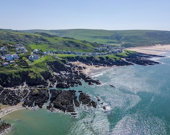 Woolacombe Beaches, North Devon - A4 Print