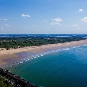 Saunton Sands, North Devon - A4 Print