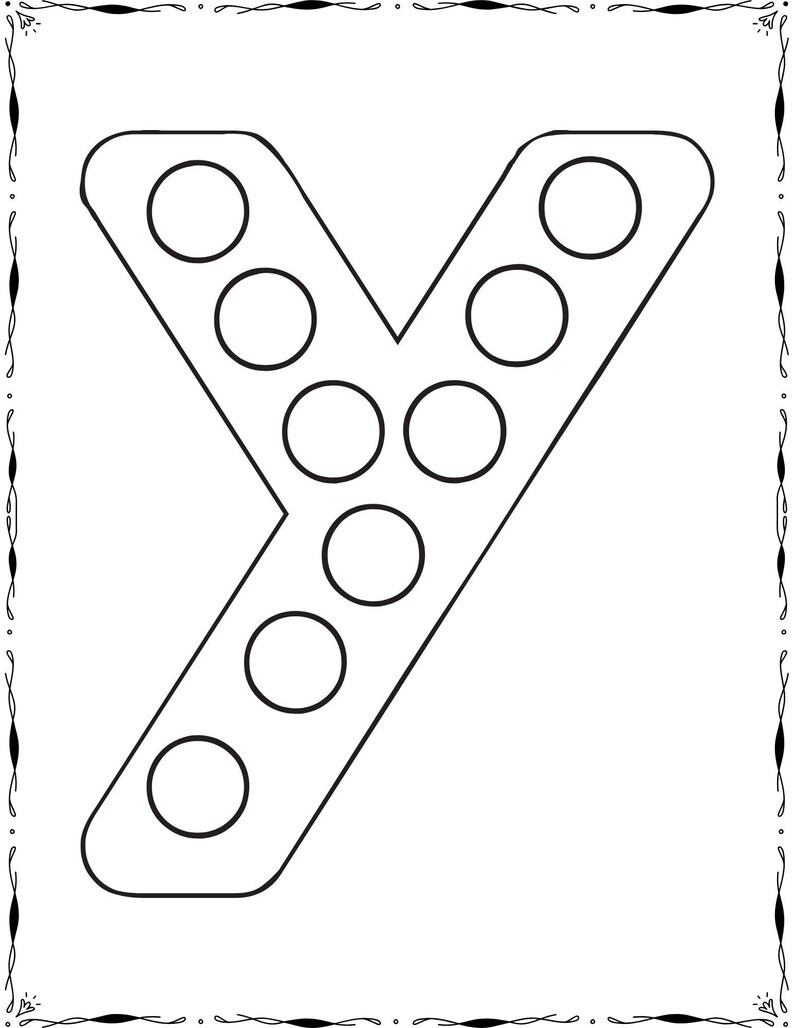 ABC Dot Marker Coloring Book | Preschool Alphabet Activity Pages ...