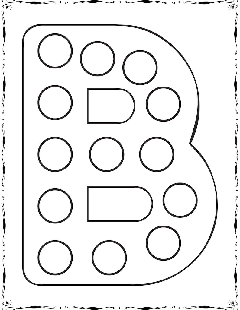 ABC Dot Marker Coloring Book | Preschool Alphabet Activity Pages ...