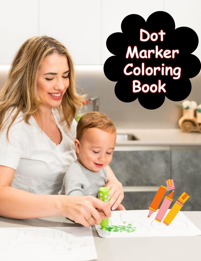 ABC Dot Marker Coloring Book | Preschool Alphabet Activity Pages ...