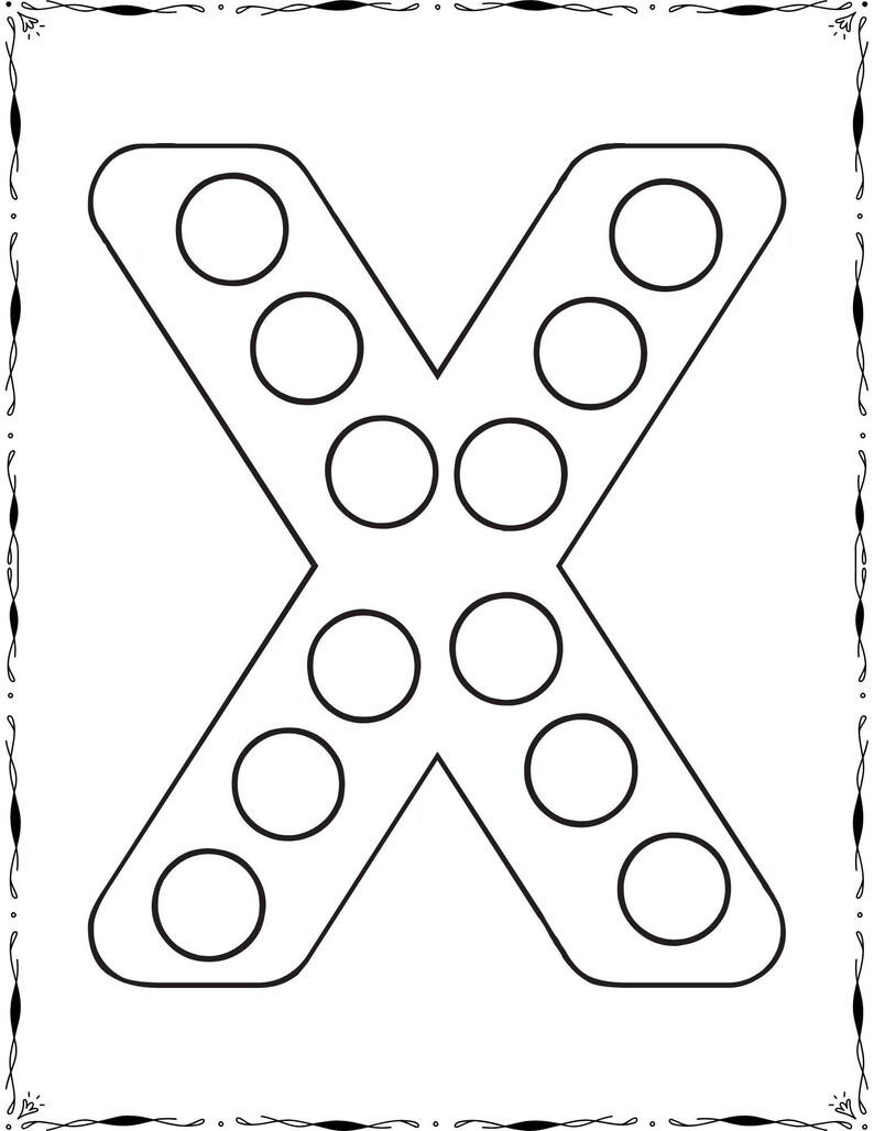 ABC Dot Marker Coloring Book | Preschool Alphabet Activity Pages ...