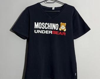Moschino Underbear Teddy Bear Logo womens tshirt size S