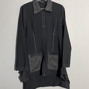 Vintage Cop Copine Avant Garde Mesh shirt size L