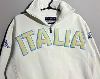 Vintage Kappa Italia Early 2000s 1/3zip Sweatshirt Size M - Etsy
