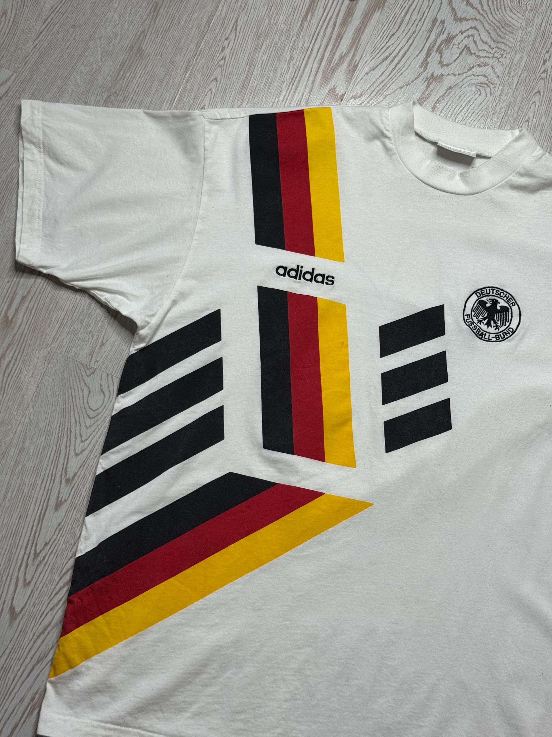 Vintage 1992-94 Adidas Germany Training Soccer T-shirt Football