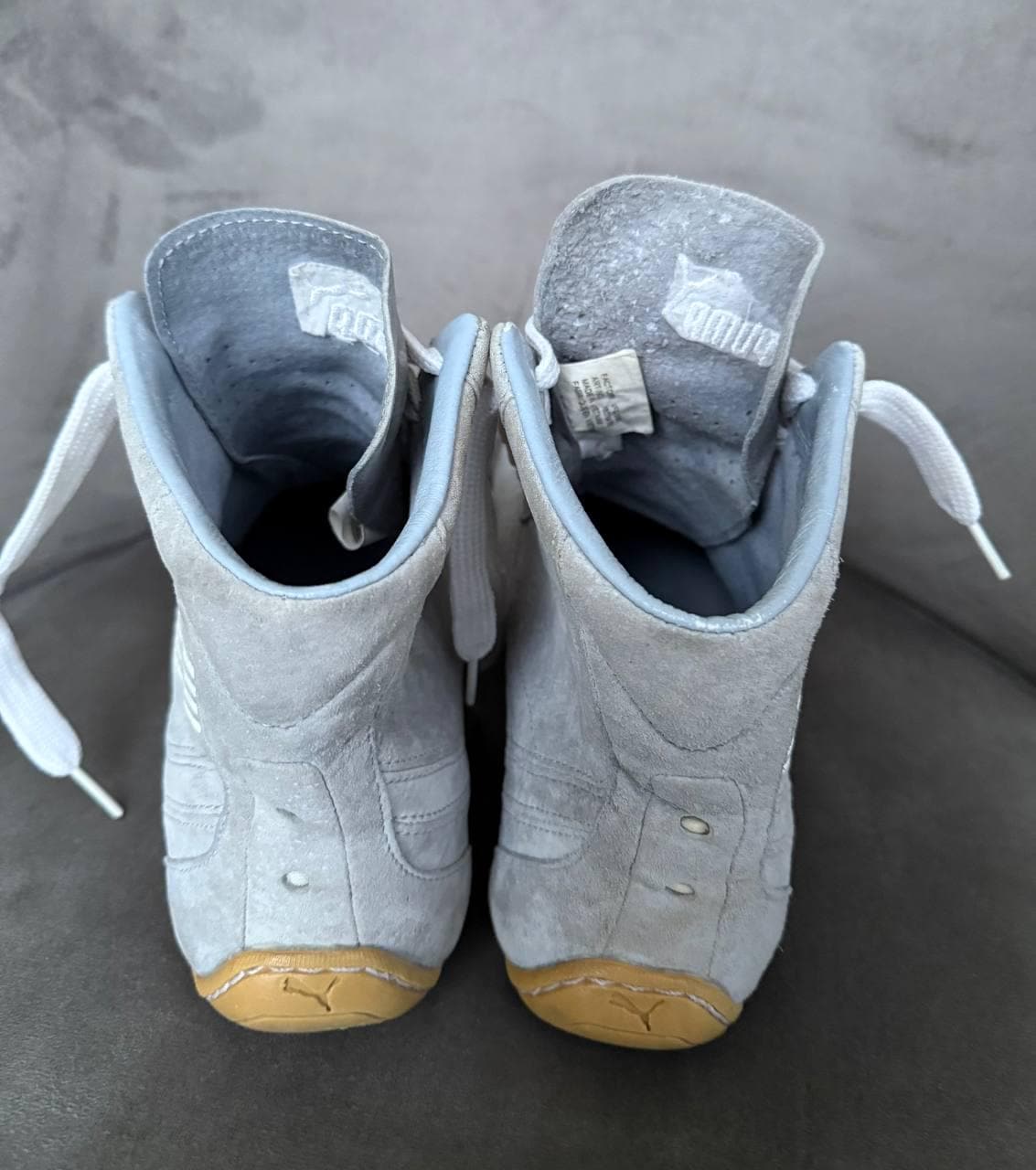 Puma Asana Moto Boxing Wrestling Japan Vintage Boots Rare Suede