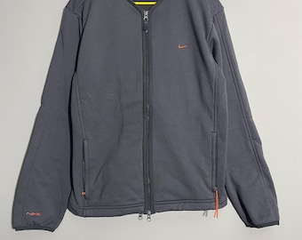 Giacca in pile Nike Court Vintage grigio scuro taglia M