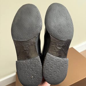 Gucci zwarte leren kniehoge laarzen luxe damesrijlaarzen Maat 38C afbeelding 12
