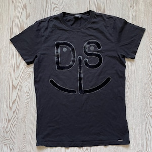 Diesel Black Avant-garde T-shirt maat S