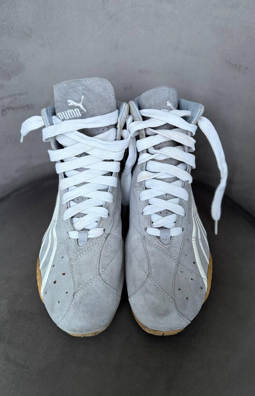 Puma Asana Moto Boxing Wrestling Japan Vintage Boots Rare Suede