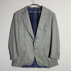 Vintage Brioni Wool Gray Blazer size 54