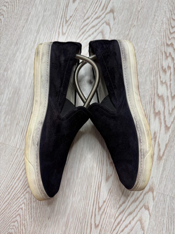 Scarpe slip-on Prada Luxury Suede da uomo, taglia 40 Italia