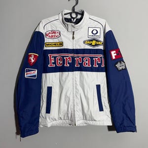 Vintage Ferrari Formula 1 Magneti Marelli racing jacket size L