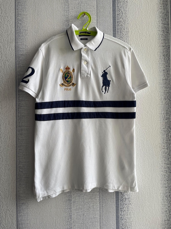 Vintage Polo Ralph Lauren Big Logo Mens Polo Size S - Etsy
