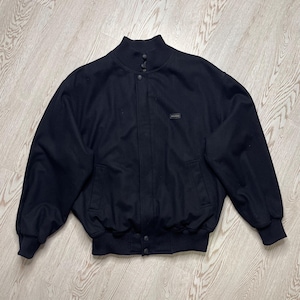 PAUL&SHARKポール&シャーク ウール ジップジャケット ネイビー 古着 PAUL&SHARKポール&シャーク ウール ジップジャケット ネイビー