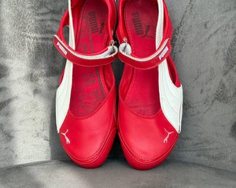 Puma Ferrari archive rare Red ballerinas flats original vintage 2000s size US 9