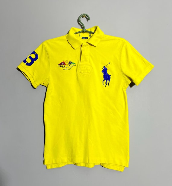 Vintage Polo Ralph Lauren Rlpc Yacht Club Logo Polo Shirt - Etsy