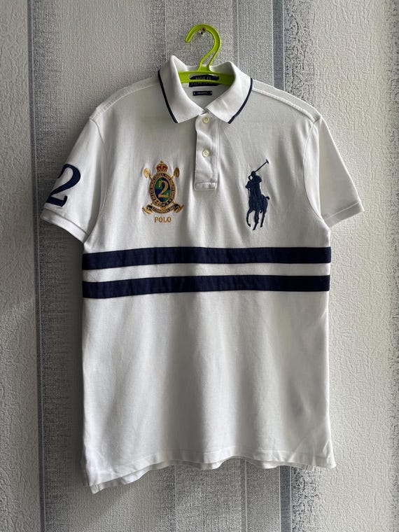 Vintage Polo Ralph Lauren Big Logo Mens Polo Size S - Etsy