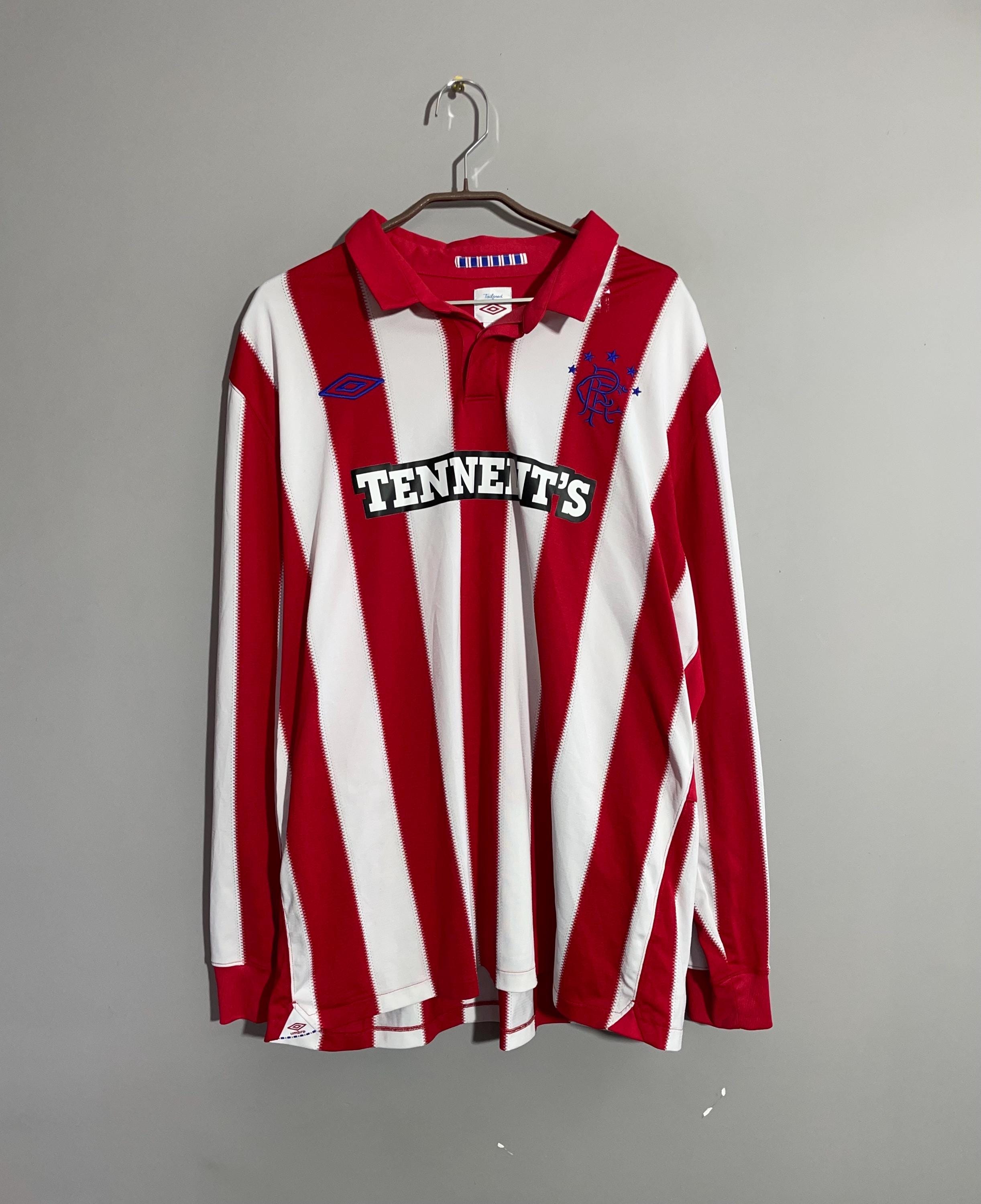 【UMBRO】 SCR X UMBRO Graphic Long Sleeve Jersey Red Umbro - Umbro X Slam Jam Warm Up Longsleeve T-Shirt | HBX