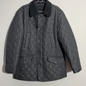 Barbour Bardon Vintage Polarquilt Quilted Mens Insulated Jacket Size M