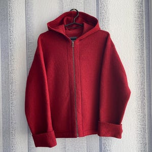 OSKA Jacke Comores Wool Virgin Wool Full Zip Hooded jacket