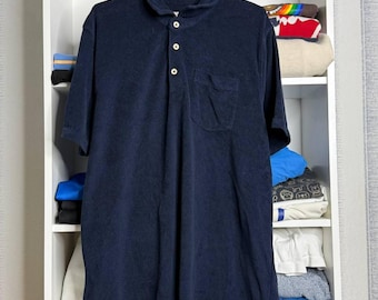 Folk Navy Blue Cotton polo shirt size 5